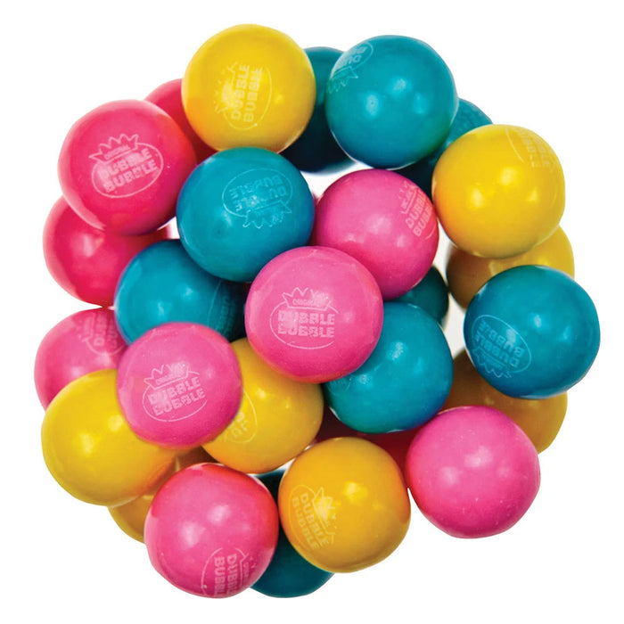 2 Pounds Double Bubble Gumballs Cotton Candy Chewing Gum 1 inch Gum Balls 6 Bags