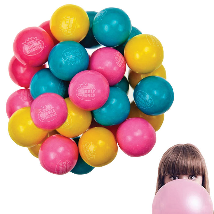 Original Dubble Bubble Gum Balls Cotton Candy Flavor Chewing Gum 4oz Gumballs