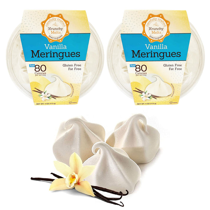 2 Boxes Vanilla Meringues Cookies Fat-Free Gluten-Free Party Snack Kosher Sweets