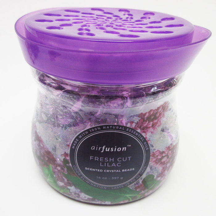 6 Fresh Lilac Scent Odor Eliminator Gel Beads Air Freshener Eliminates Odor 14oz