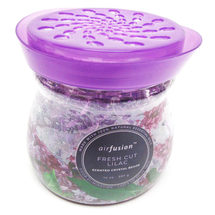 6 Fresh Lilac Scent Odor Eliminator Gel Beads Air Freshener Eliminates Odor 14oz