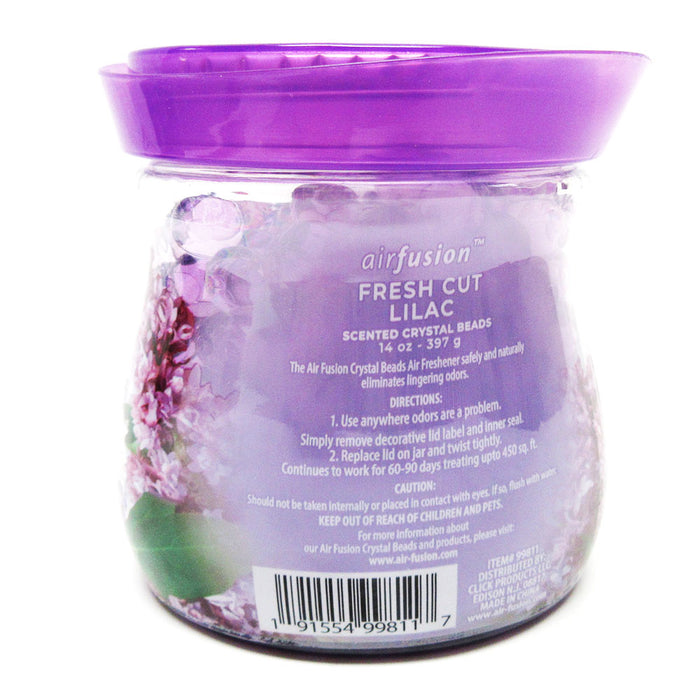 6 Fresh Lilac Scent Odor Eliminator Gel Beads Air Freshener Eliminates Odor 14oz
