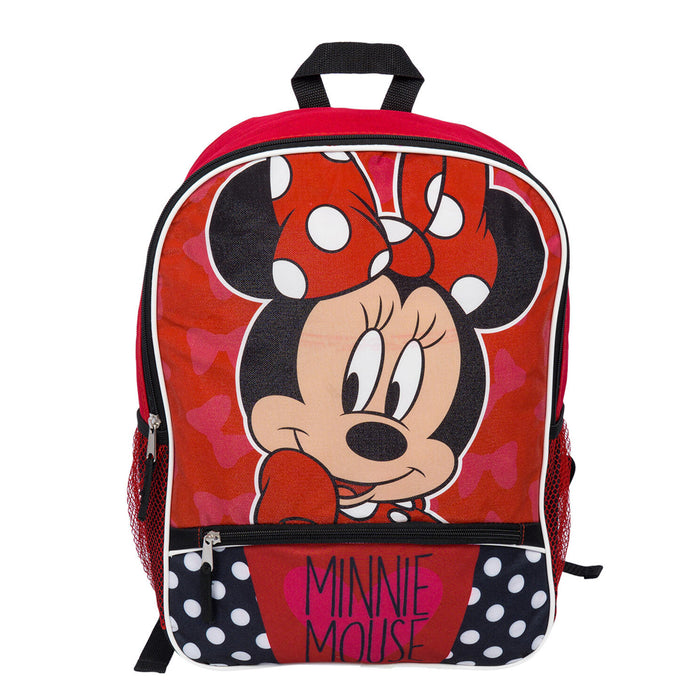 1 Disney Minnie Mouse Backpack Kids Toddlers Bag Preschool Sports Travel Bookbag