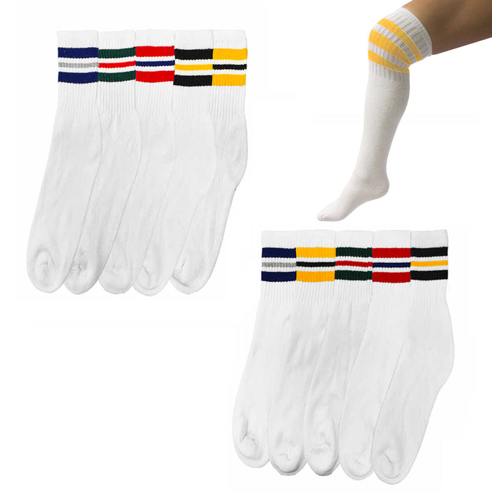 4 Pair Over Knee Thigh Socks Knee-High Warm Stocking Boot Sock Warmer High Socks