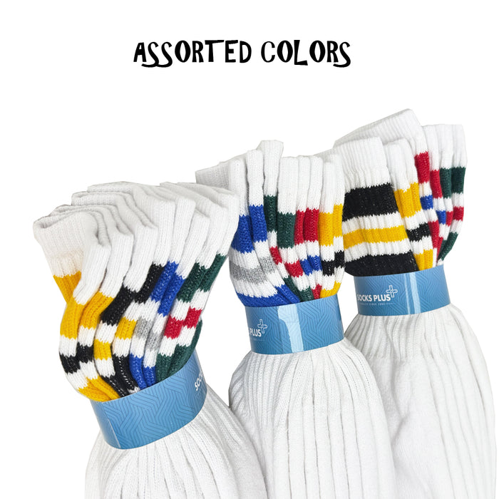 4 Pair Over Knee Thigh Socks Knee-High Warm Stocking Boot Sock Warmer High Socks