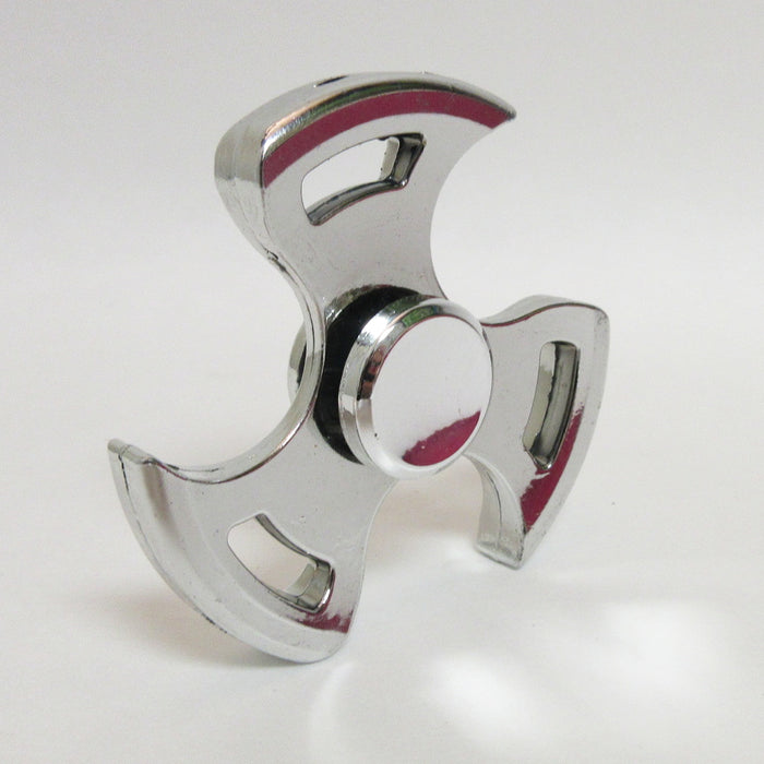 2X Fidget Spinner Tri Blade Triangle Gyro Metal Anxiety Relief Stress Autism New