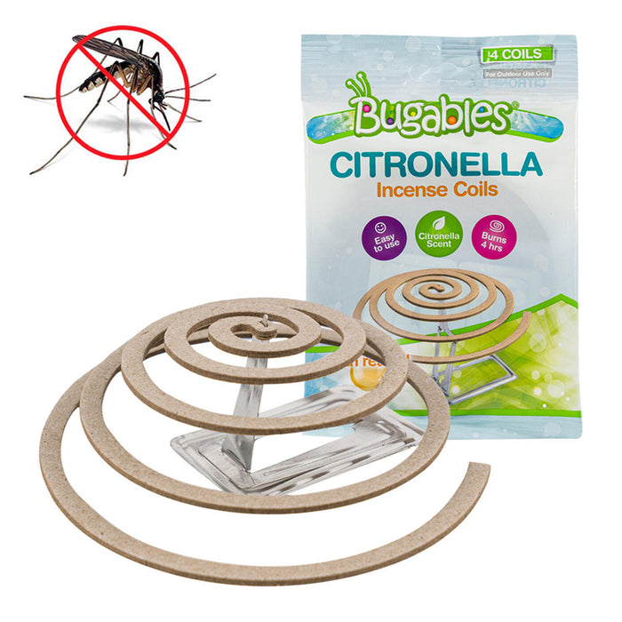 24 Pc Mosquito Repellent Coils Citronella Incense Coil & Stand Outdoor Repelling