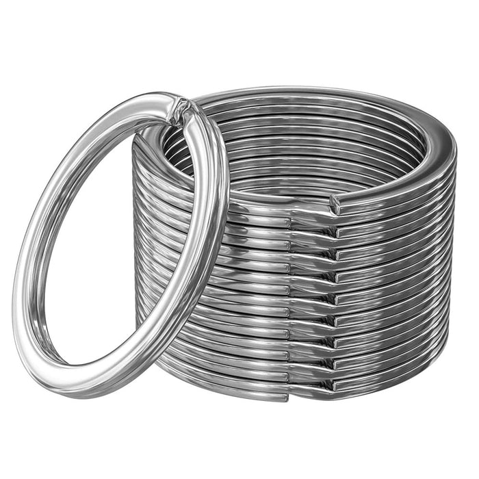 96 Pc Bulk Metal Key Rings Split Ring Home Car Keys Organization Jewelry Making