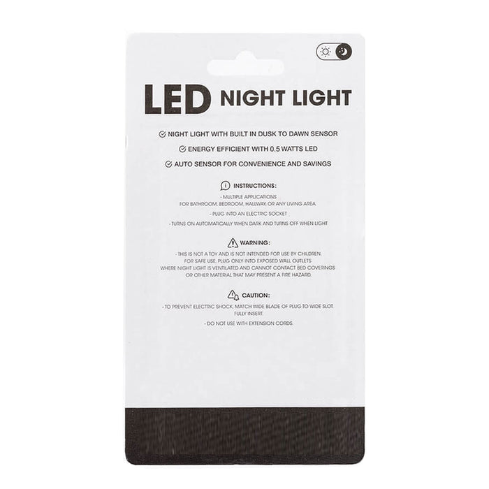 2 Pc Plug in Led Night Light Auto Dusk to Dawn Sensor Hallway Kids Room Bathroom