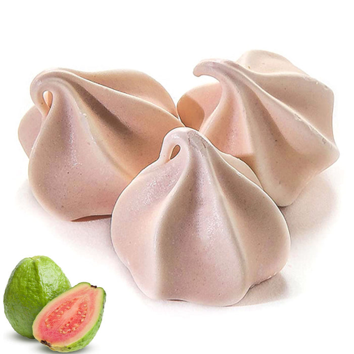 3 Pk Guava Meringues Cookies Candy Crunchy Melt Sweet 80 Calorie Gluten Fat Free