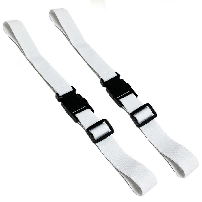 2 Pk Running Race Number Belt Adjustable Elastic Triathlon Bib Holder Men Women