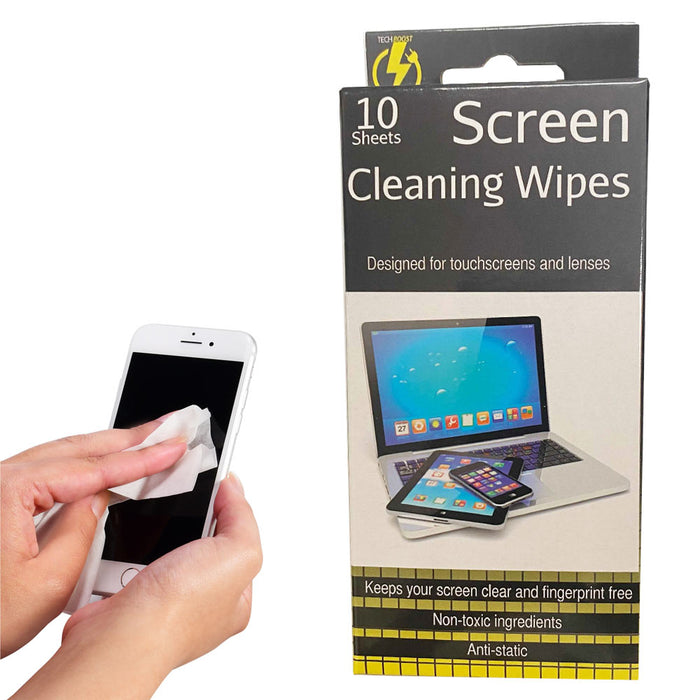 40 Ct Screen Cleaning Wipes Cell Phone TV Wipes Screen Cleaner Laptop Monitor