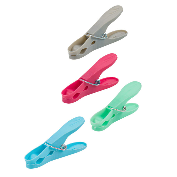 20 Clothespins Plastic Pegs Laundry Clothes Pins Hanging Clips Useful Heavy Duty