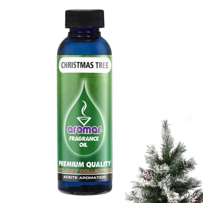 Aromatherapy Oil Christmas Tree Scent Holiday Fragrance Air Diffuser Burner 2 oz