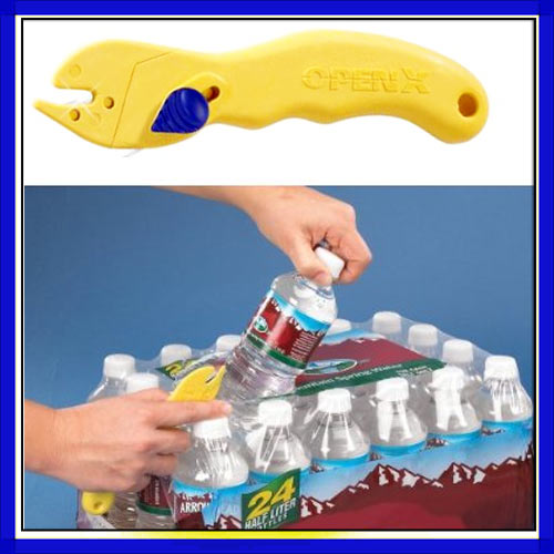 Plastic Openex Universal Knife Bag Box Dual Blade X Opener Package Slide Tool  !