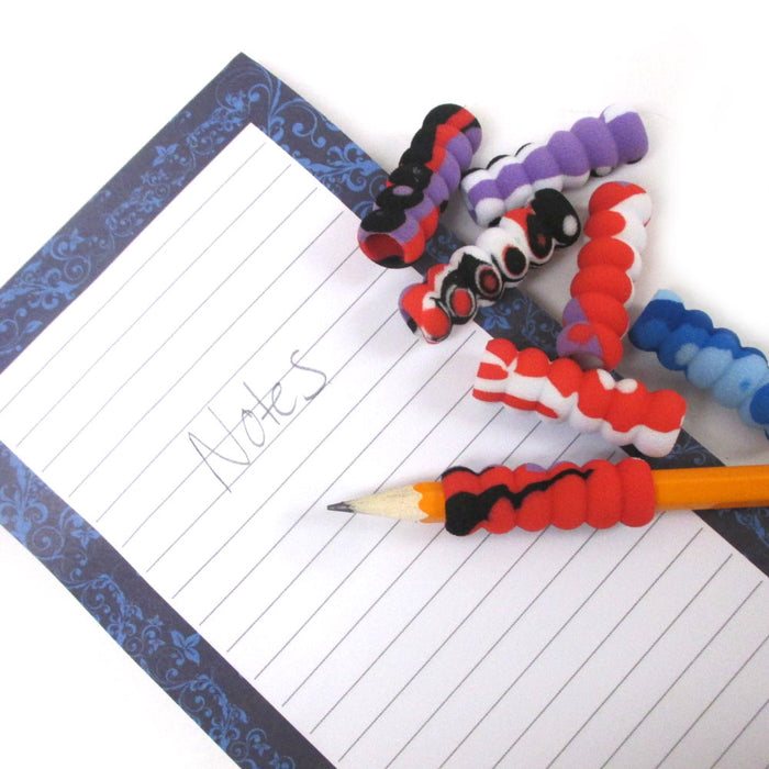 24 Pack Foam Pencil Grips Pen Comfort Soft Sponge Children School Handwriting