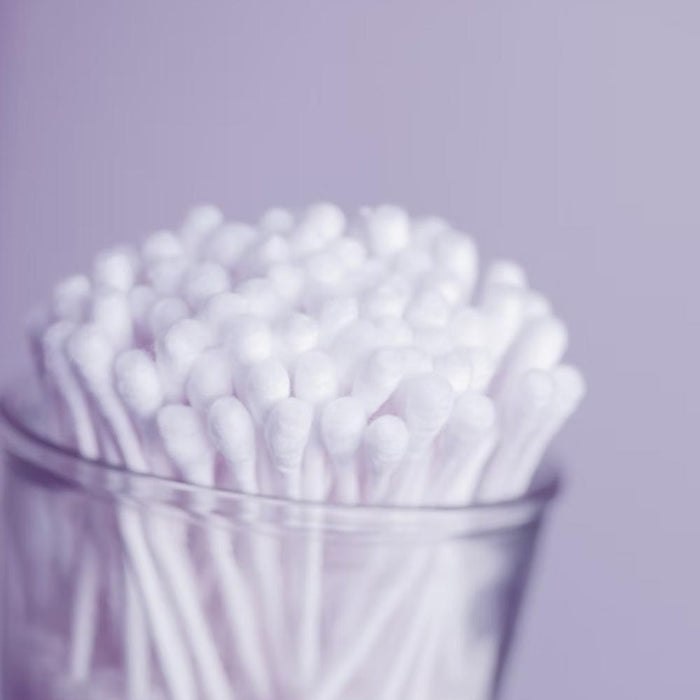 600Ct Cotton Swabs Double Round Tipped Applicator Qtips White Sticks Ears Makeup