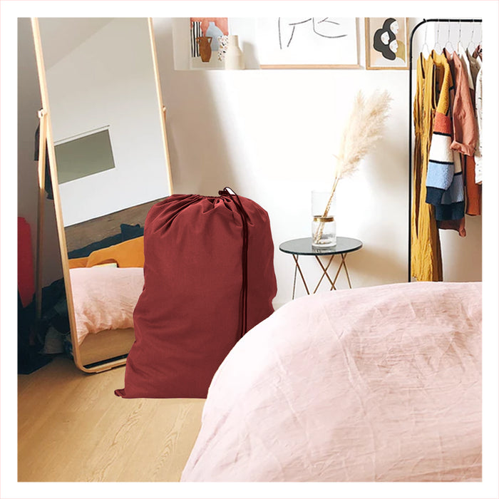 3 Heavy Duty Jumbo Sized Laundry Bag Nylon 28"X36" College Home Dorm Gym School