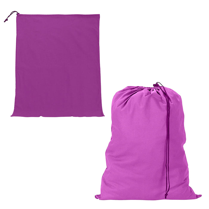 6 Heavy Duty Jumbo Sized Laundry Bag Nylon 28" X 36" College Home Dorm Gym Camp