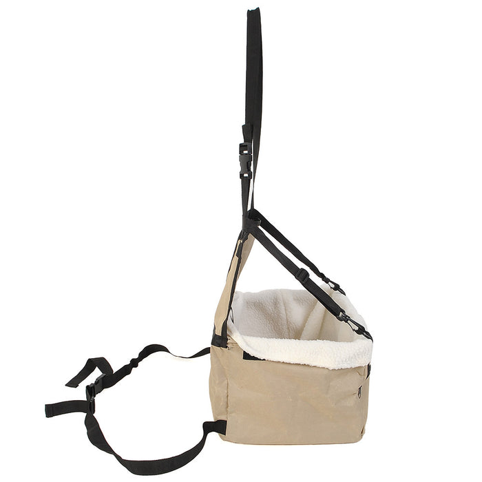 Pet Booster Seat Car Safety Dog Carrier Leash Belt Adjustable Travel !