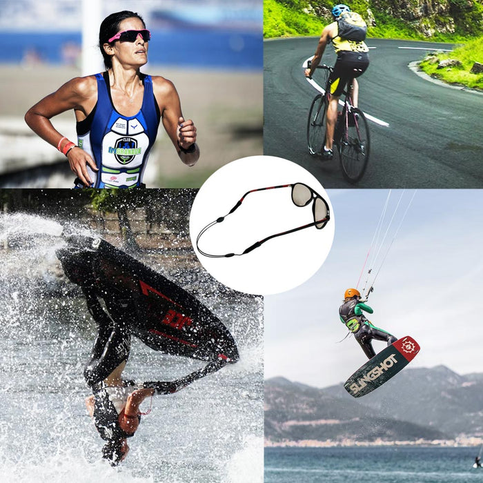 2 Pc Eye Glasses String Holder No Tail Strap Lanyard Sunglasses Cord Adjustable