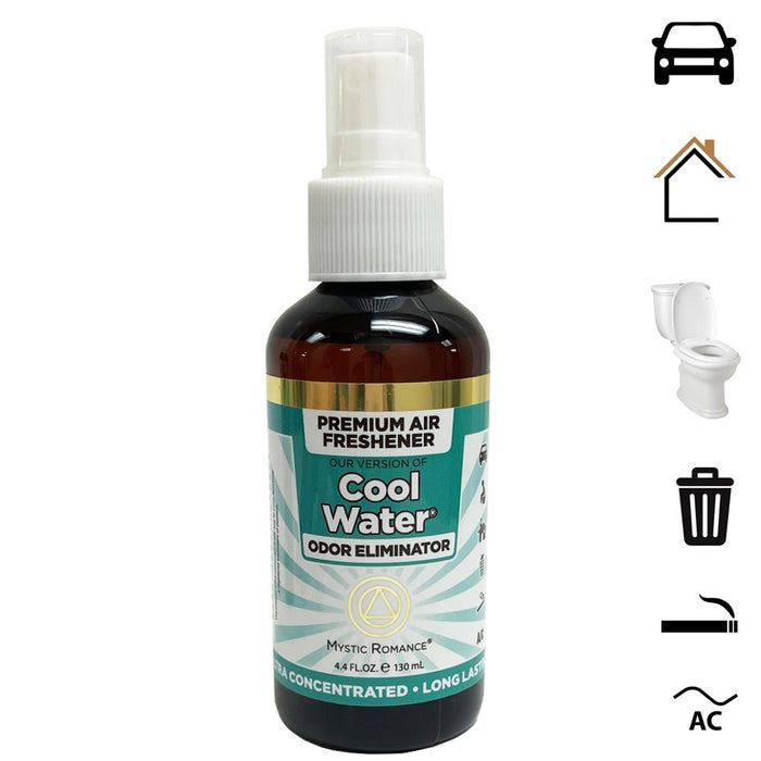 Cool Water Room Spray Air Freshener Deodorizing Bathroom Room Spray Home 4.4oz