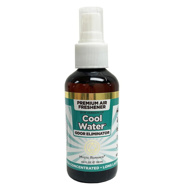 2 Cool Water Odor Removing Spray 4oz ea Odor Absorber Home Bathroom Pet Car Gym