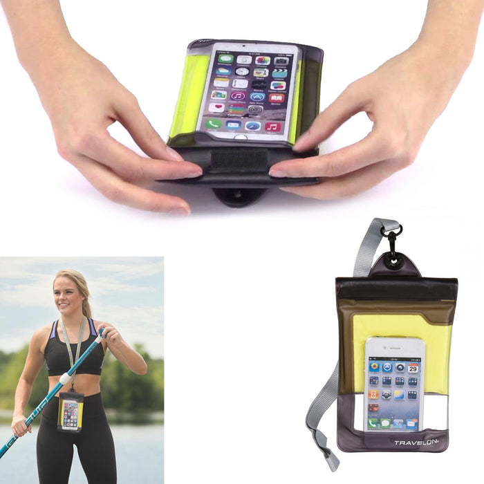 Travelon Waterproof Floating Pouch Bag Cell Phone Safe Case Cover Outdoor Sports