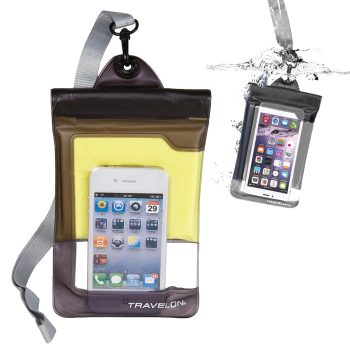 Travelon Waterproof Floating Pouch Bag Cell Phone Safe Case Cover Outdoor Sports
