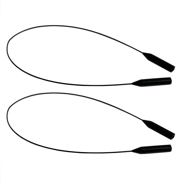 2Pc Sunglasses Cable Strap Neck No Tail Eyeglasses Retainer String Holder Sports