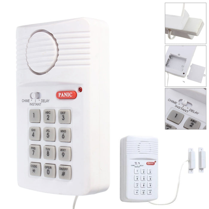 Alarm Wireless Motion Detector Sensor Door Chimes Home Security System Office