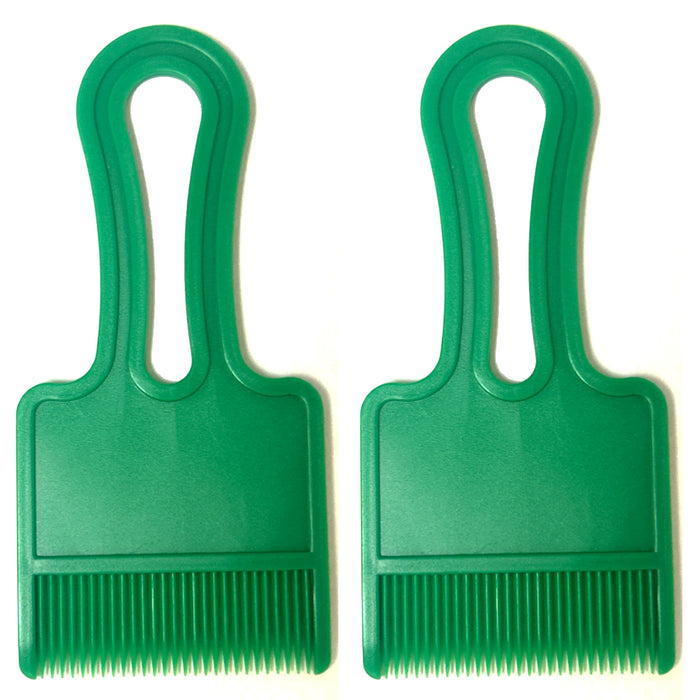 2 Lice Combs Head Pet Flea Hair Plastic Treatment Rid Fast Terminator Brush Nit