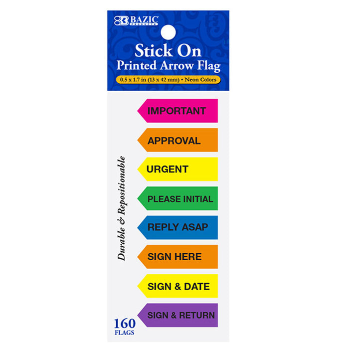 820 Sheets Neon Sticky Notes Flags Arrow Memo Sign Here Tabs Classroom Supplies
