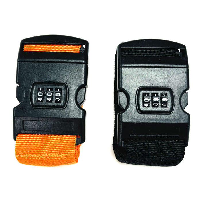 1 Travel Luggage Strap with Combination Lock Adjustable Easy to Use Protect Bags