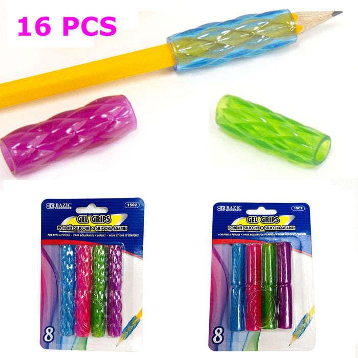 16 Pcs Set Children Pencil Holder Pen Writing Grip Soft Sponge Handwriting Tools
