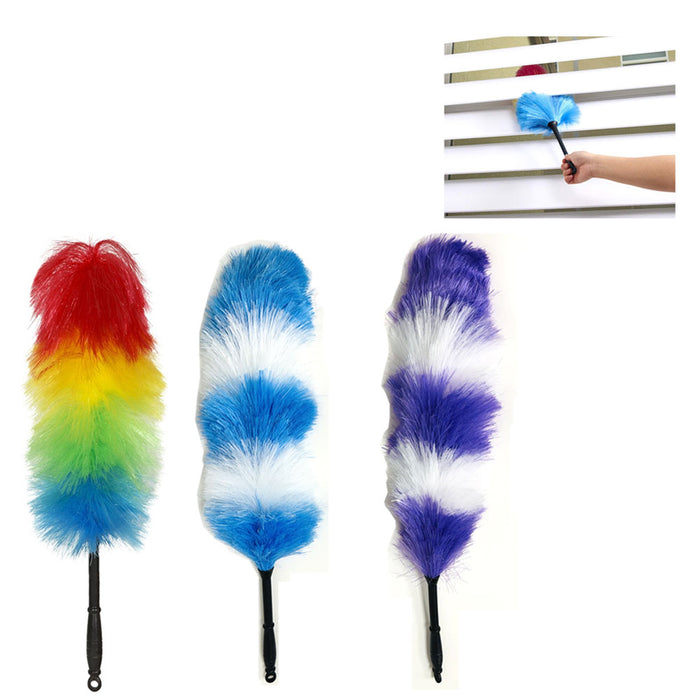 2 Multipurpose Static Duster Cleaning Supplies 24" Flexible Tool Car Home Office
