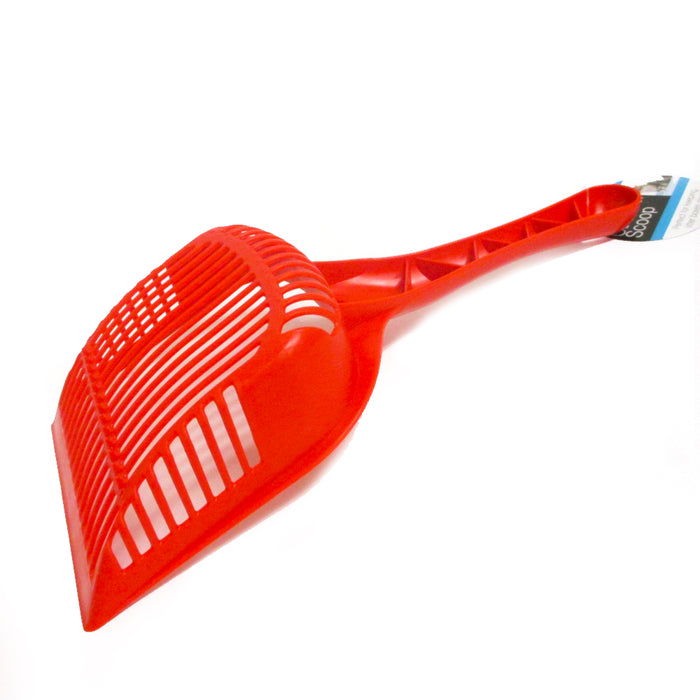 2 Cat Litter Tray Scooper Pet Kitty Box Poop Shovel Cleaning Plastic Tool Sifter