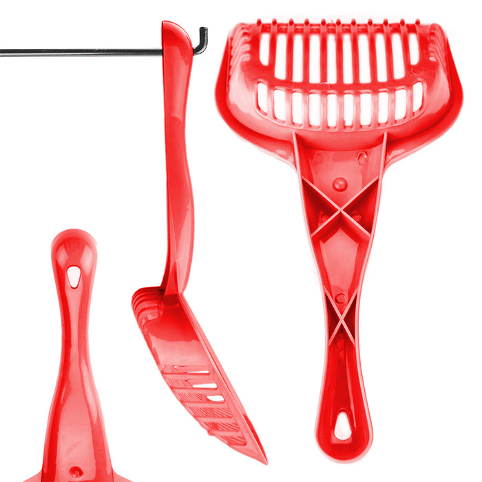 Pet Scoop 11" Dog Cat Poop Waste Litter Box Scooper Tool Clean Sanitary Plastic