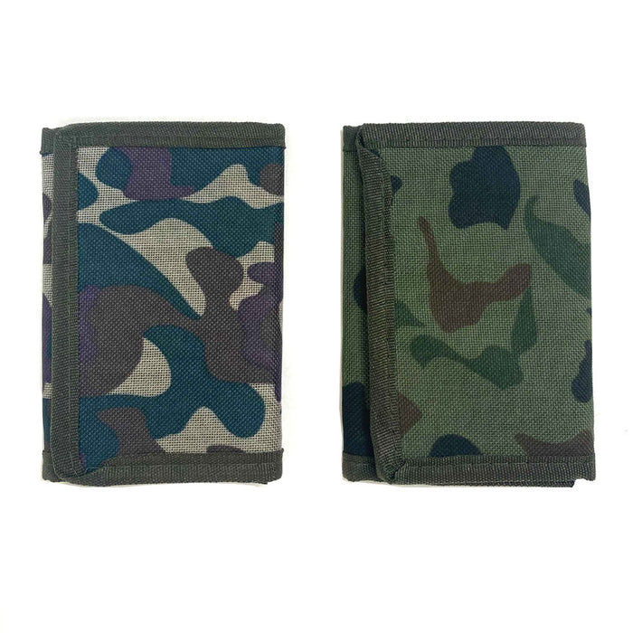 Trifold Canvas Outdoor Sports Wallet Camo Army Teen Kids Pocket Gift Boys