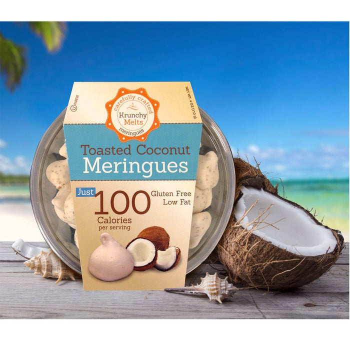 2 Boxes Toasted Coconut Meringue Cookies Gluten Free Low Fat Pareve Sweet Snacks