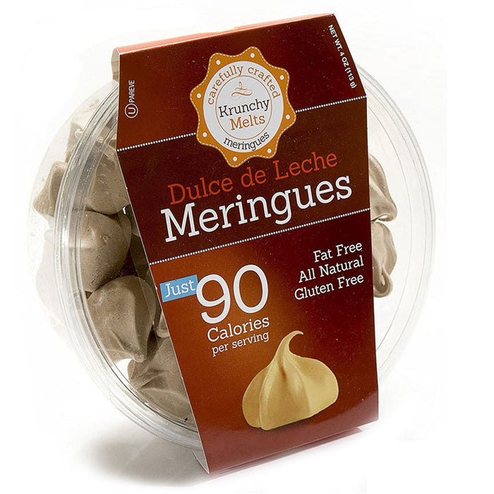 Dulce de Leche Meringue Cookies Fat Free Gluten Free Kosher Snacks Sweets Treats