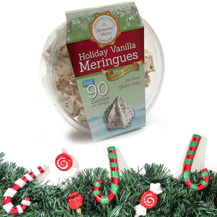 Holiday Vanilla Meringue Cookies Gluten Free Low Fat Pareve Snacks Sweets Treats