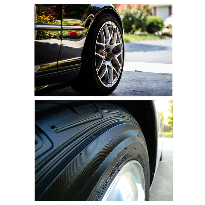 Tire Trim Shine Gel Polish Plastic Rubber Wipe Cleaning Auto Car Wheels 16oz New
