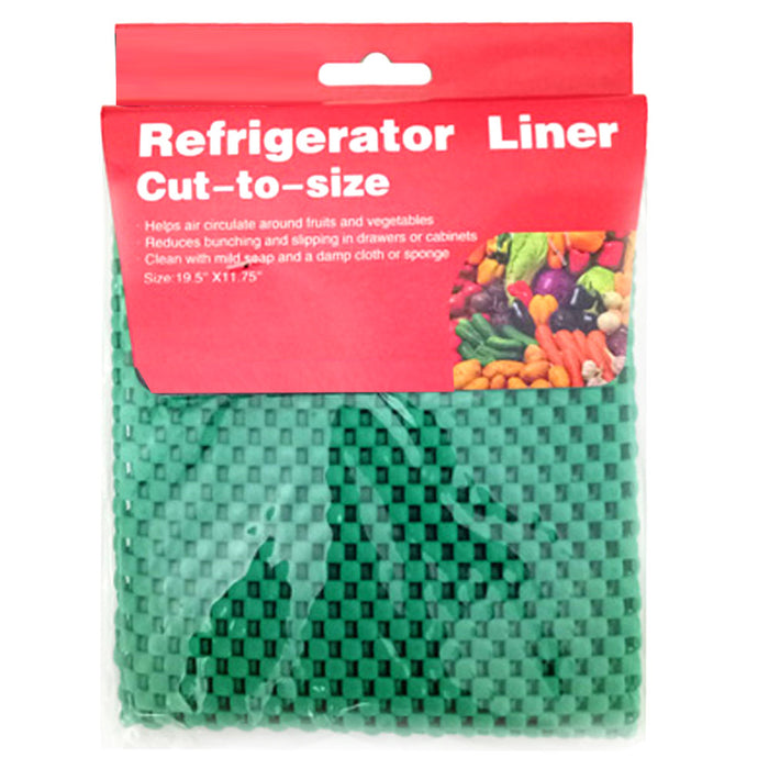 2 Packs Refrigerator Mat Liner Anti-Slip Cushioned Nonstick Reusable Sheet Spill