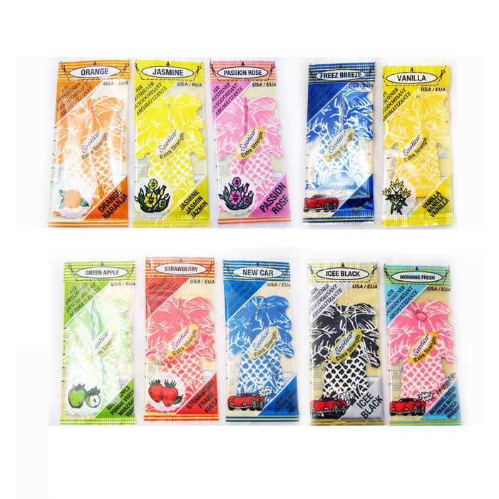 Lot of 12 Auto Car Air Freshener Scent Home RV Assorted different flavors New!