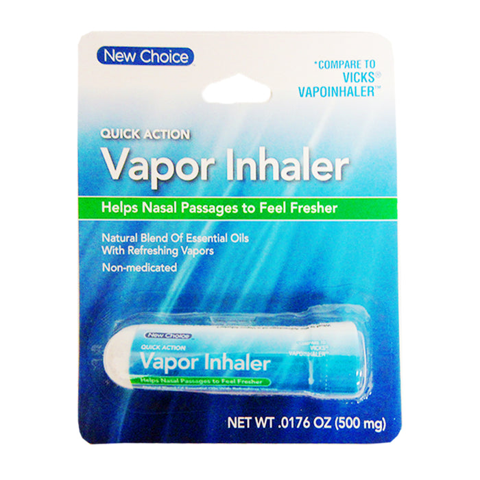 12PC Vapor Inhaler Sinus Nasal Decongestant Allergy Mucus Relief Essential Oils