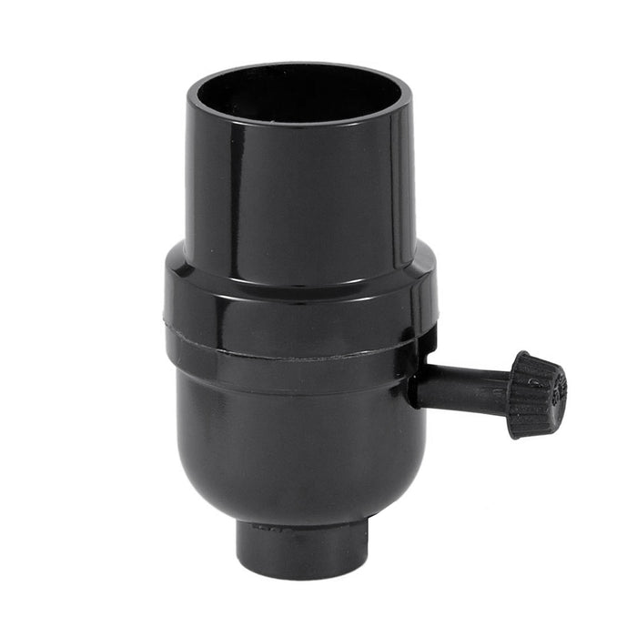 1 Pc Light Bulb Lamp Socket Screw In Base Holder Phenolic Rotary On Off Switch