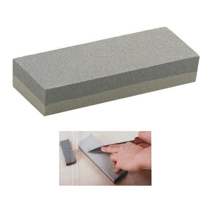 2 Pc 6" Aluminium Oxide Sharpening Stone Dual Grit Hone Knife Blade Sharpener
