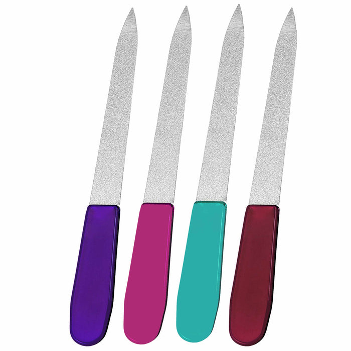 1 Pc Professional Sapphire Nail Files Double Sided Manicure Emery Boards Diamond