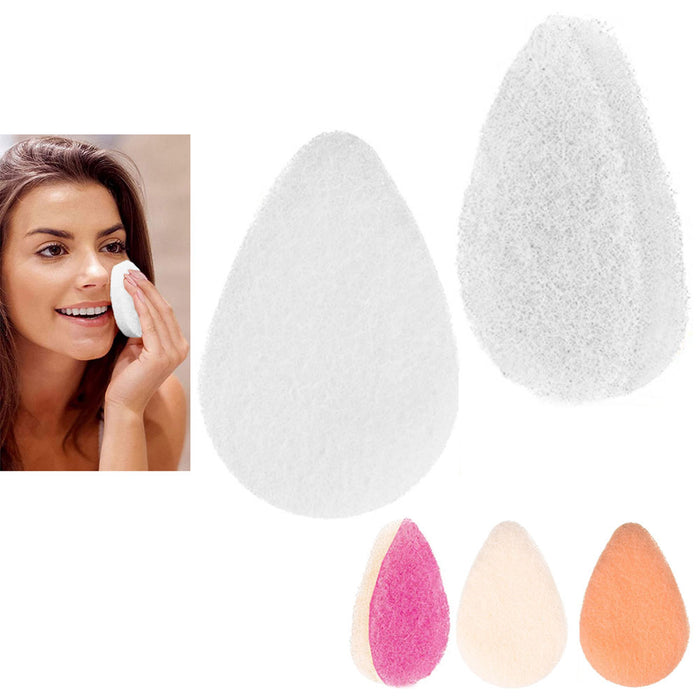 24 Pc Cleansing Facial Sponge Loofah Face Gentle Exfoliating Buff Puff Pads Bath